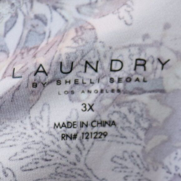 Laundry by Shelli Segal Pink Floral Gown Cami 3X - Picture 6 of 6